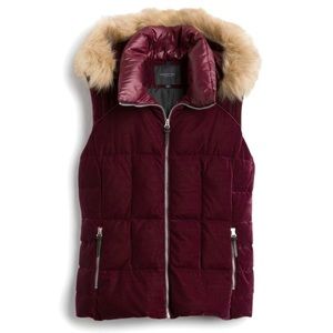 MARC NEW YORK
Georgina Faux Fur Trim Hood Velvet
Puffer Vest, Plus size, 2X, XXL